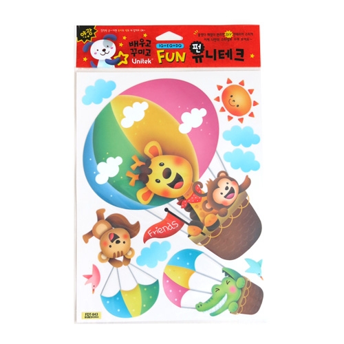 스티커몰 펀 유니테크 열기구놀이 FDT-843