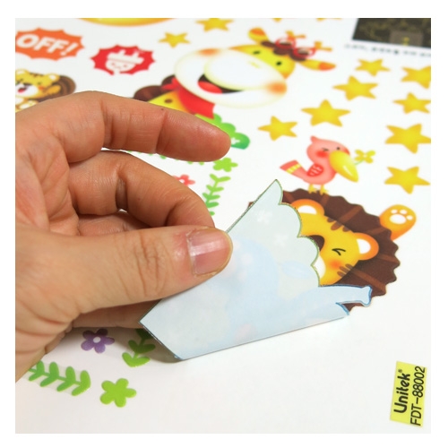 스티커몰 스위치콘센트코디 숲속동물 FDT-88002