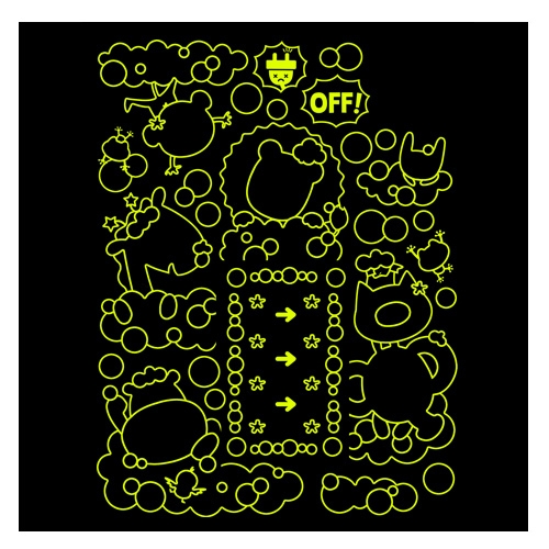 스티커몰 스위치콘센트코디 거품 FDT-88003