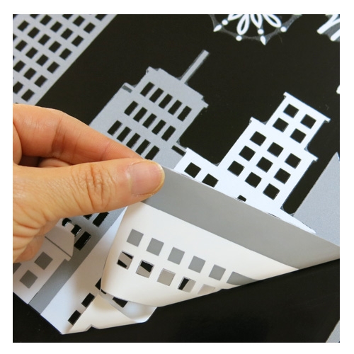 스티커몰 BIG X-MAX 눈꽃도시 FDX-2104