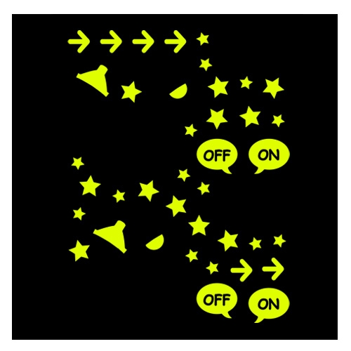 스티커몰 스위치콘센트코디 동물2 GDT-702