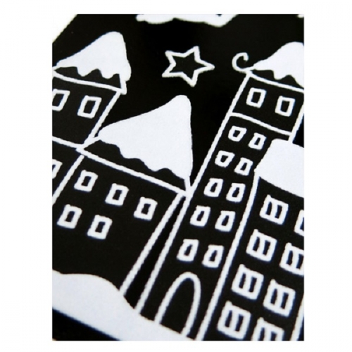 스티커몰 겨울&X-MAS 눈내리는마을 GDT-817X