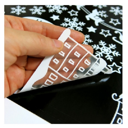 스티커몰 겨울&X-MAS 눈내리는마을 GDT-817X