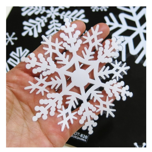 스티커몰 겨울&X-MAS 눈꽃기운 GDT-820M