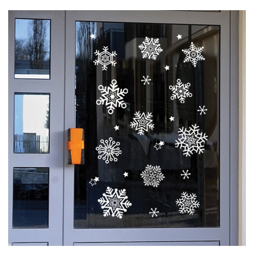 스티커몰 겨울&X-MAS 혼합눈꽃별 GDT-824S