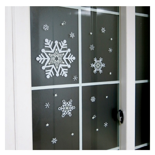 겨울 데코 스티커겨울&X-MAS 눈꽃_특대 GDT-835L