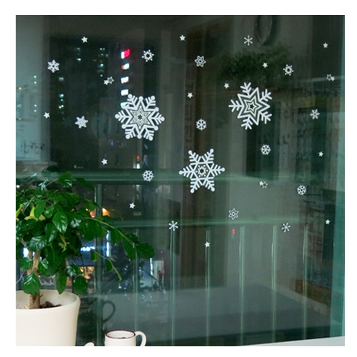 겨울 데코 스티커겨울&X-MAS 눈꽃_대 GDT-836L