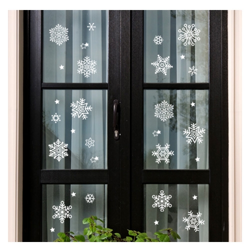 겨울 데코 스티커겨울&X-MAS 눈꽃_소 GDT-839S