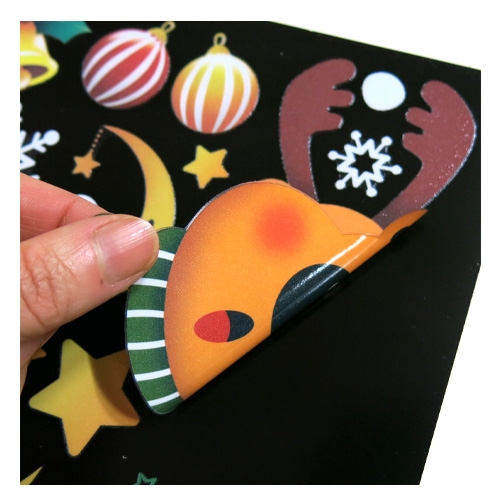 스티커몰 겨울&X-MAS 산타와눈사람 GDT-855X