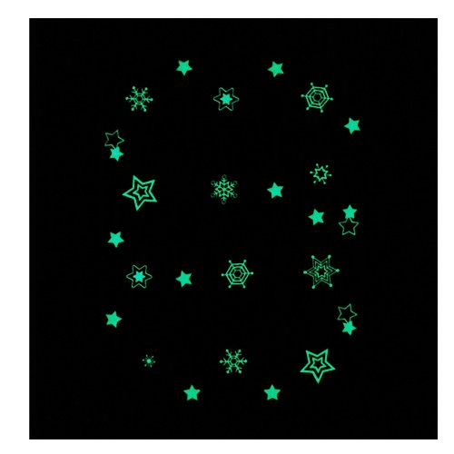 스티커몰 부분야광눈꽃 눈꽃_소1 GDT-867