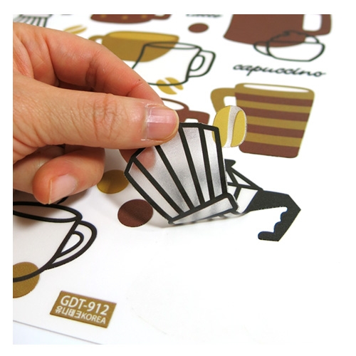 스티커몰 그래픽s 커피타임 GDT-912