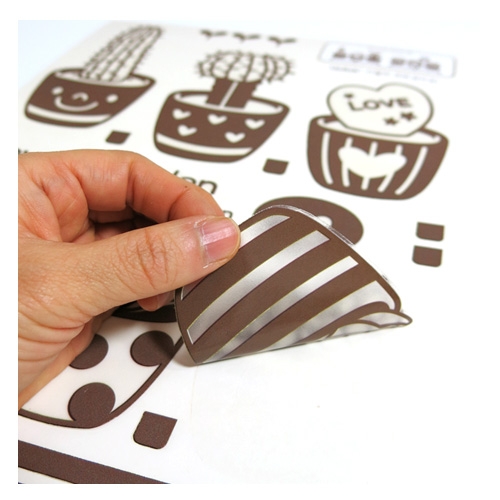 스티커몰 그래픽s 미니선인장 GDT-922