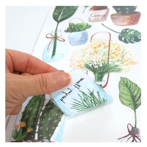 스티커몰 그래픽s 초록가든 GDT-935