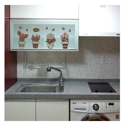 스티커몰 그래픽s 헬로우선인장 GDT-942