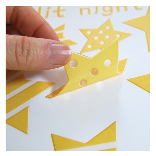 스티커몰 그래픽s 옐로우별 GDT-951