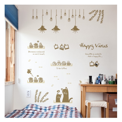 스티커몰 그래픽아트G 등카페 GRT-02