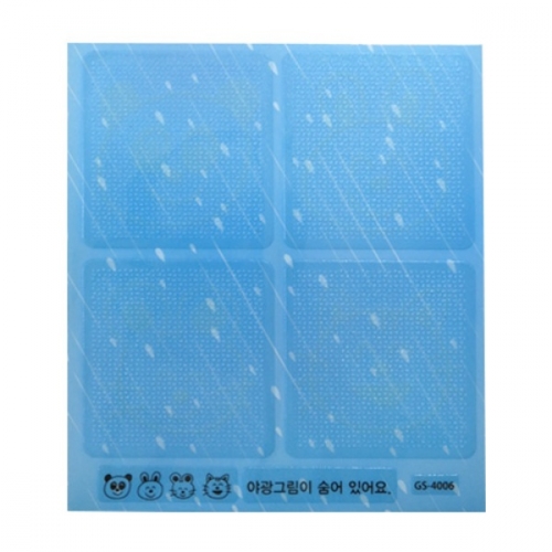 스티커몰 투명논슬립(8개) 동물친구 GS-4006
