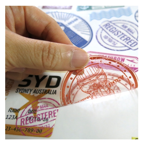 스티커몰 반짝이 데코(2매) 가자세계로 GS-5003