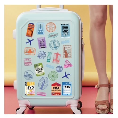 스티커몰 반짝이 데코(2매) 가자세계로 GS-5003