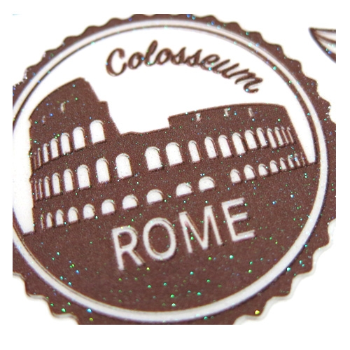 스티커몰 반짝이 데코(2매) 재밌는세계여행 GS-5006