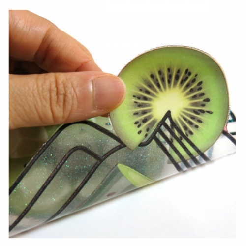 스티커몰 반짝이 데코(2매) 상큼과일주스 GS-5010