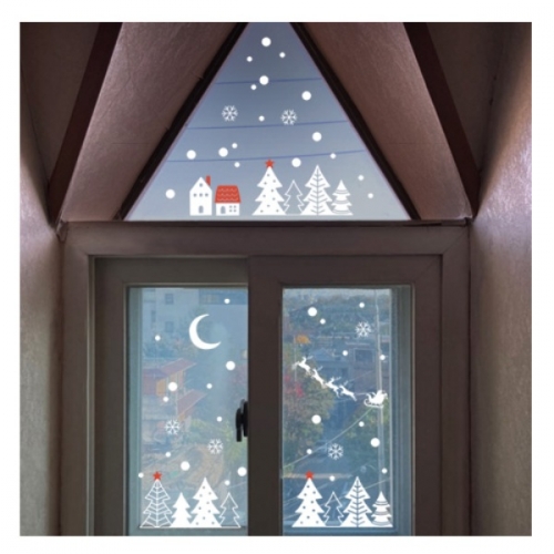 스티커몰 반짝이 X-MAS(2매) 고요한밤 GS-5703