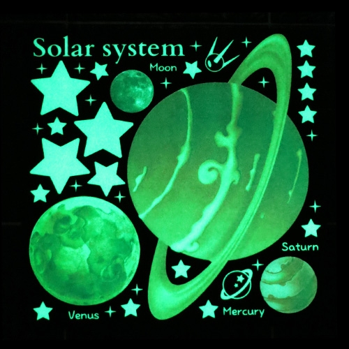 스티커몰 야광STICKER 태양계 GS-601