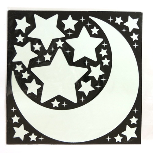 스티커몰 야광STICKER 달과별 GS-602