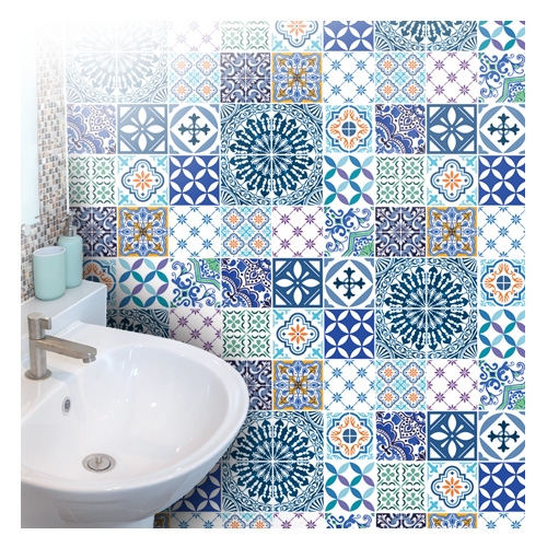 스티커몰 모던TILE 유러피언블루 GS-701