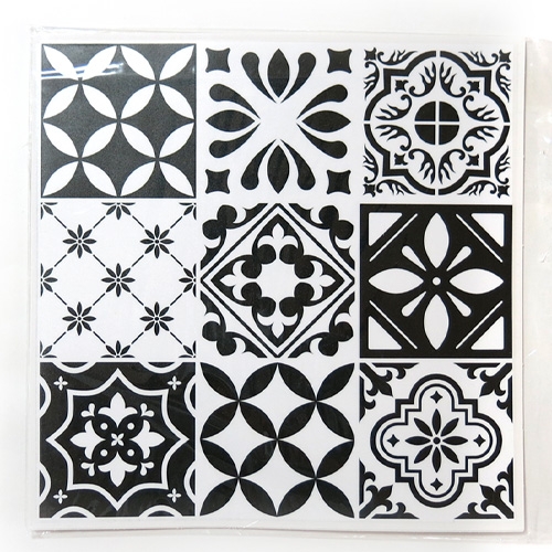 스티커몰 모던TILE 유러피언블랙 GS-703