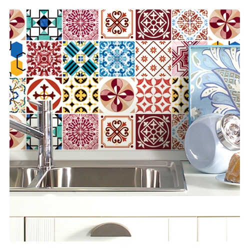 스티커몰 모던TILE 모던_핑크 HP-7002