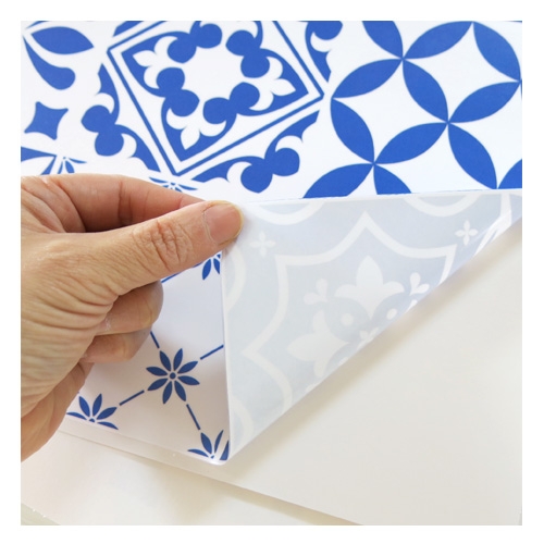 스티커몰 모던TILE 내추럴_블루 HP-7008