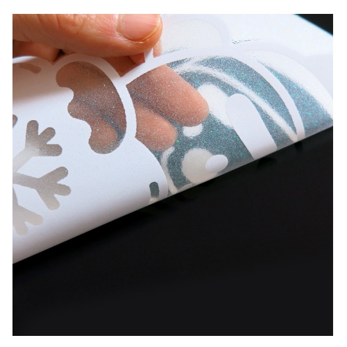 스티커몰 반짝이 빅 겨울 구름산타 HP-8004