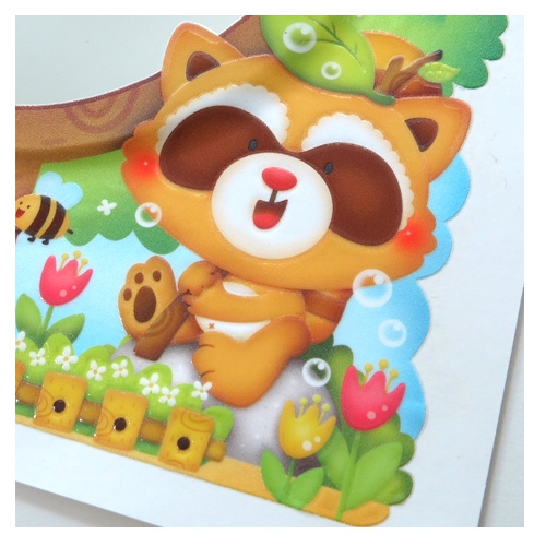 (환타스틱스)붙이는거울 동물나무 MR-439