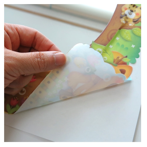 (환타스틱스)붙이는거울 동물나무 MR-439