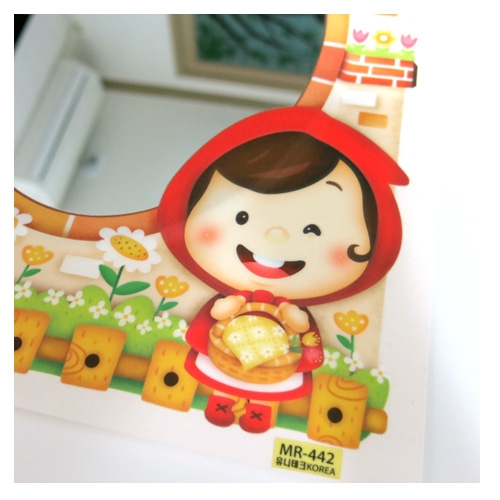 (환타스틱스)붙이는거울 빨간모자 MR-442