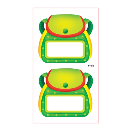 스티커몰 이름표10개 가방연두 N-214