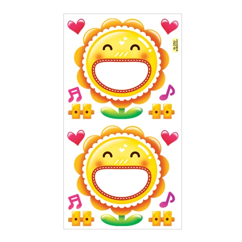 스티커몰 이름표10개 해바라기노랑 N-250