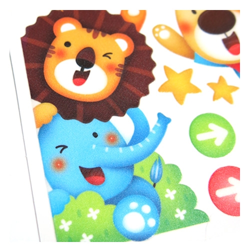 스티커몰 야광스위치코디(2매) 숲속동물 NC-19