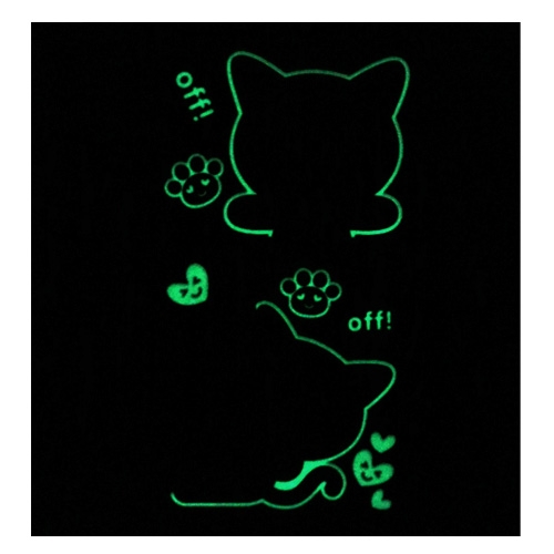 스티커몰 야광스위치코디(2매) 귀염고양이 NC-53