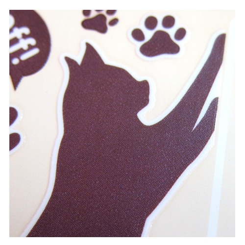 스티커몰 야광스위치코디(2매) 심플고양이 NC-55