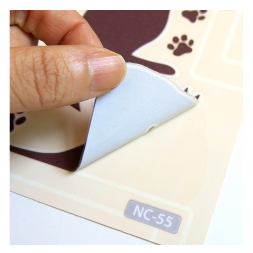 스티커몰 야광스위치코디(2매) 심플고양이 NC-55