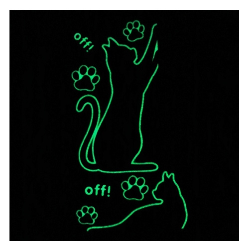 스티커몰 야광스위치코디(2매) 심플고양이 NC-55