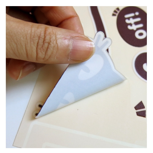 스티커몰 야광스위치코디(2매) 살며시_고양이 NC-56