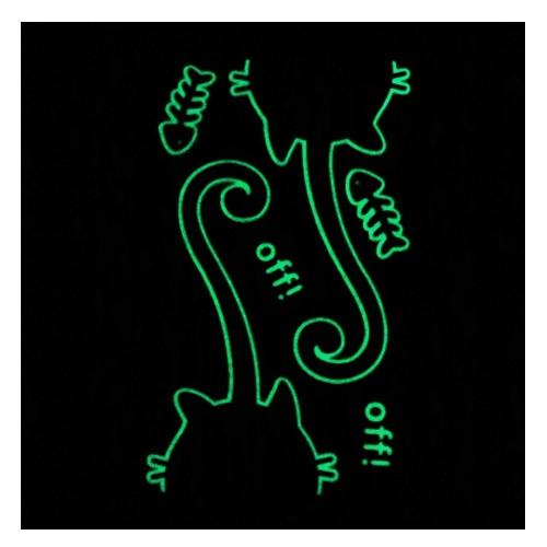 스티커몰 야광스위치코디(2매) 살며시_고양이 NC-56