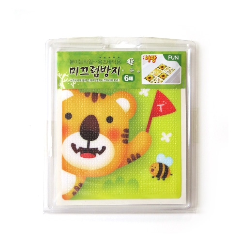 스티커몰 논슬립(6매) 토끼와거북이 NSF-32109
