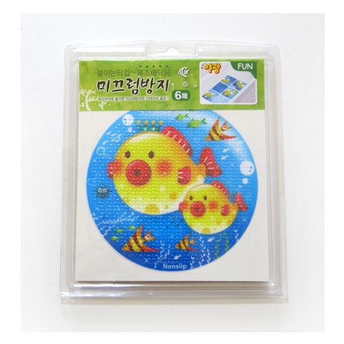 스티커몰 논슬립(6매) 바다속친구들 NSF-32113