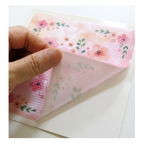 스티커몰 논슬립(6매) 분홍꽃2 NSF-32115