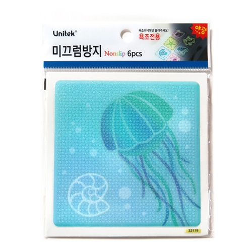 스티커몰 논슬립(6매) 바닷속친구들 NSF-32119