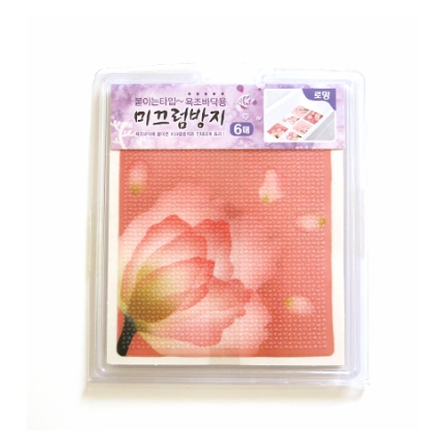 스티커몰 논슬립(6매) 분홍꽃 NSR-32001